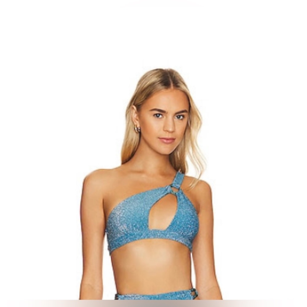 Camila Coelho Blue Shimmer Bikini